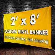 Custom Printed Banner 2ft x 8ft