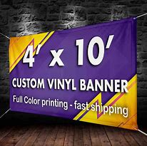 Custom Printed Banner 4ft x 10ft