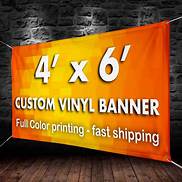 Custom Printed Banner 4ft x 6ft