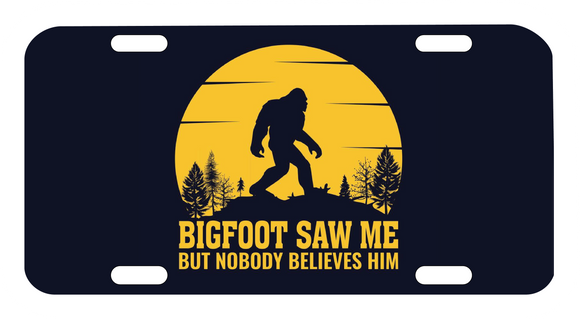 Big Foot Saw Me Tag Graphic for Truck SUV Car
