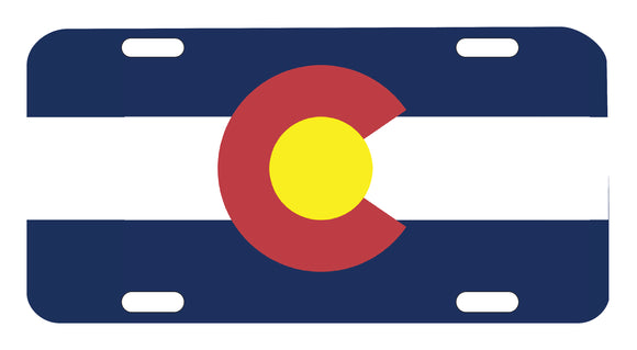Colorada State Flag Tag Graphic for Truck SUV Car