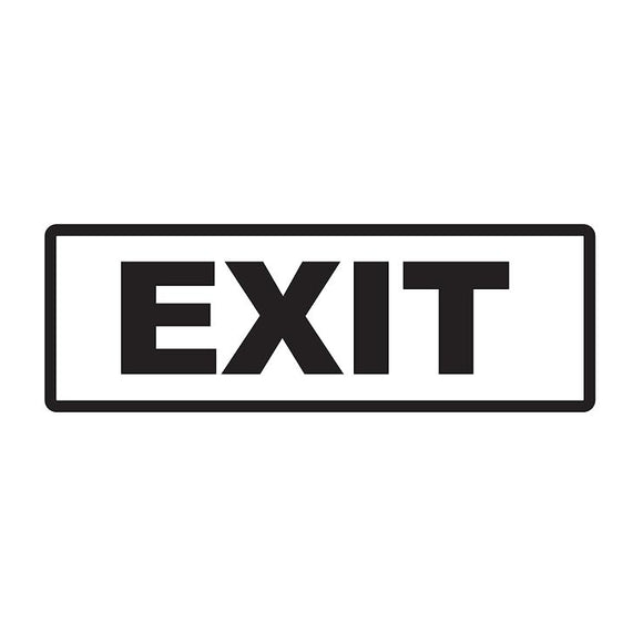 Exit Sticker Decal  Sign Business Home Window Door Wall Vinyl Decal (Copy)