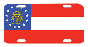 Georgia State Flag Tag Graphic for Truck SUV Car