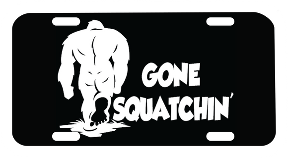 Gone Squatchin' Tag Graphic for Truck SUV Car