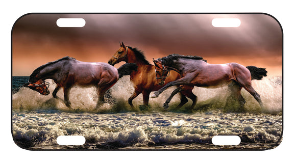 Horses License Plate Tag Graphic for Truck SUV or Car