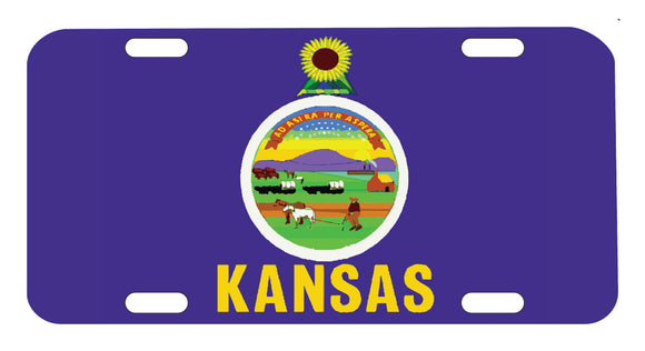 Kansas State Flag Tag Graphic for Truck SUV Car
