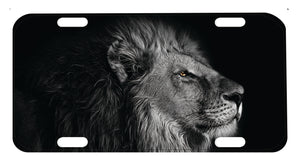 Lions Head Car License Plate Tag Graphic for Truck SUV or Car