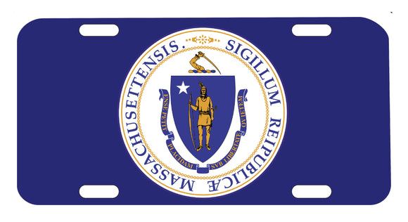Massachusetts State Flag Tag Graphic for Truck SUV Car