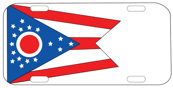 Ohio State Flag Tag Graphic for Truck SUV Car