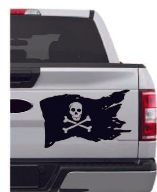 Pirate Flag Vinyl Decal Car Truck Window Graphics Stickers