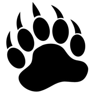 Bear Paw Vinyl Decal Car Truck Window Graphics Stickers