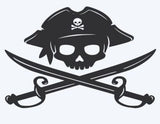 Pirate Vinyl Decal Car Truck Window Graphics Sticker