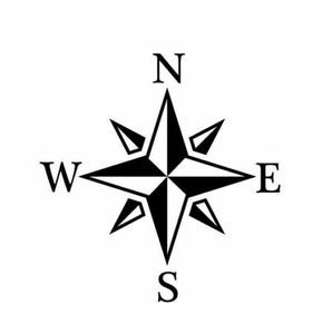 Compass Vinyl Decal Car Truck Window Graphics Stickers