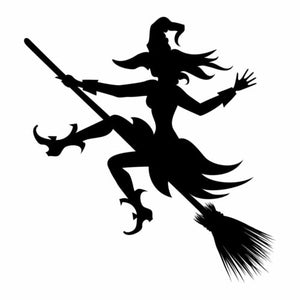 Witch Vinyl Decal Car Truck Window Graphics Stickers