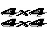 4 x 4 Off Road Set of 2 Vinyl Decal Car Truck Window Graphics Stickers