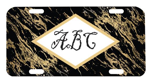 Personalized Monogram License Plate Tag Graphic for Truck SUV or Car