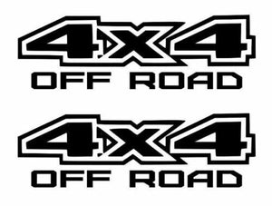 4 x 4 Off Road Set of 2 Vinyl Decal Car Truck Window Graphics Stickers