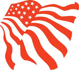 American Flag Vinyl Decal Car Truck Window Graphics Stickers