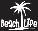 Beach Life Vinyl Decal Car Truck Window Graphics Stickers