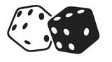 Dice Vinyl Decal Car Truck Window Graphics Stickers