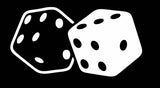 Dice Vinyl Decal Car Truck Window Graphics Stickers