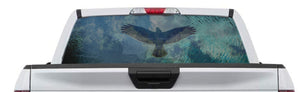 Eagle Rear Window Perf Decal Graphic for Truck SUV