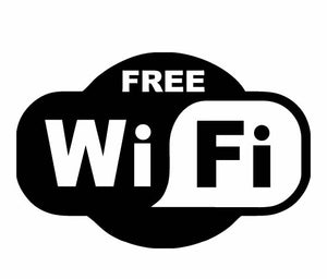 Free WIFI Sticker Decal  Sign Business Home Window Door Wall Vinyl Decal