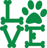 Pet Love Vinyl Decal Car Truck Window Graphics Stickers