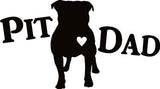 Pit Dad Vinyl Decal Car Truck Window Graphics Stickers