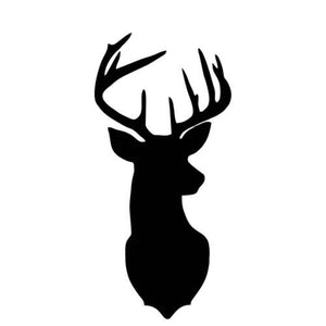 Deer Head Vinyl Decal Car Truck Window Graphics Stickers