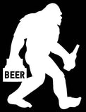 Drinking Sasquatch Vinyl Decal Car Truck Window Graphics Stickers