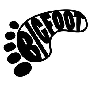 Big Foot Vinyl Decal Car Truck Window Graphics Stickers