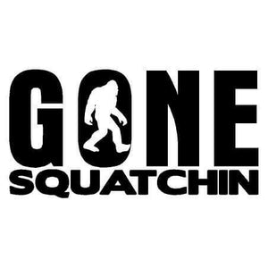 Gone Squatchin Vinyl Decal Car Truck Window Graphics Stickers