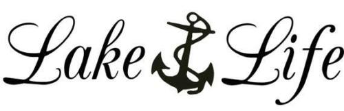 Lake Life Anchor Vinyl Decal Car Truck Window Graphics Stickers