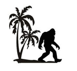 Big Foot Beach Vinyl Decal Car Truck Window Graphics Stickers