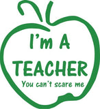 Teachers Apple Vinyl Decal Car Truck Window Graphics Stickers