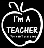 Teachers Apple Vinyl Decal Car Truck Window Graphics Stickers